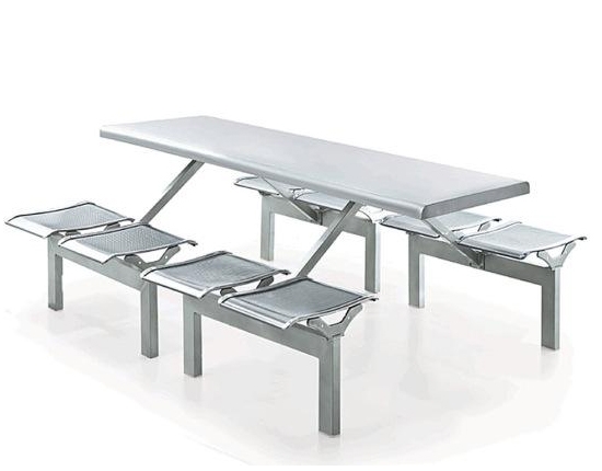 八座不锈钢餐桌